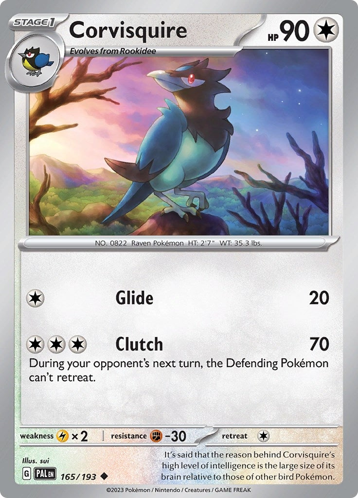 Image for Corvisquire (SV02: Paldea Evolved) (165/193) - Pokemon