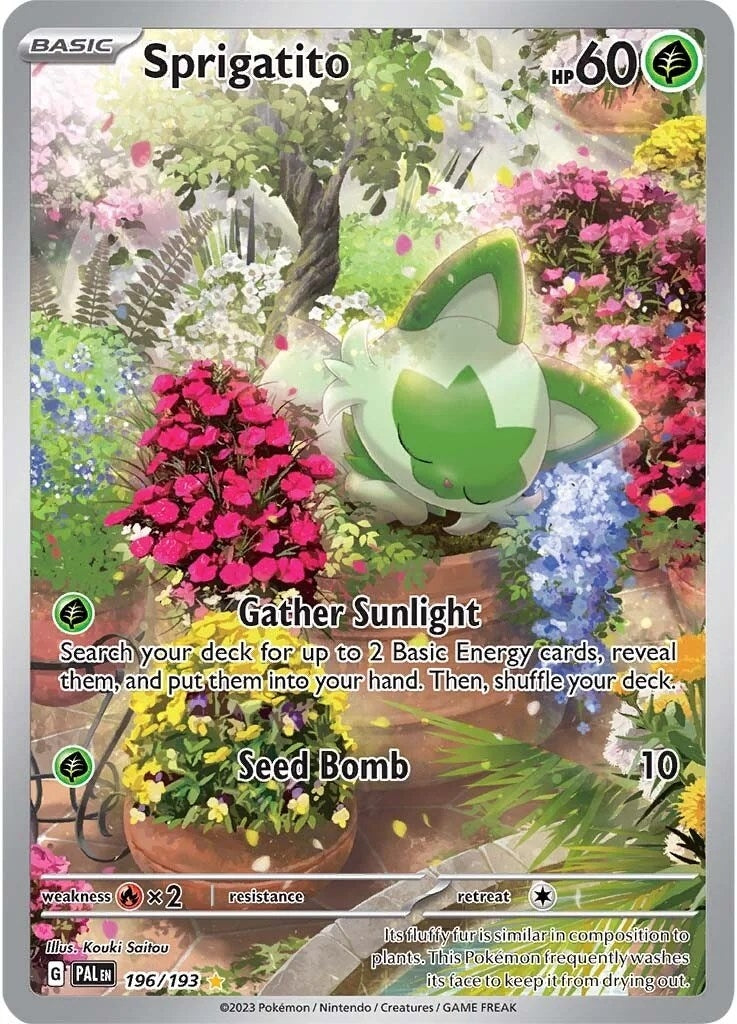 Image for Sprigatito (SV02: Paldea Evolved) (196/193) - Pokemon