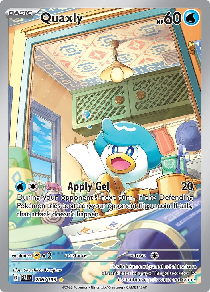 Image for Quaxly (SV02: Paldea Evolved) (206/193) - Pokemon