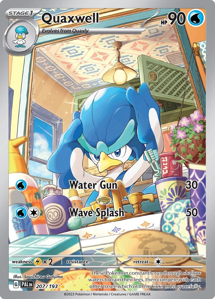 Image for Quaxwell (SV02: Paldea Evolved) (207/193) - Pokemon