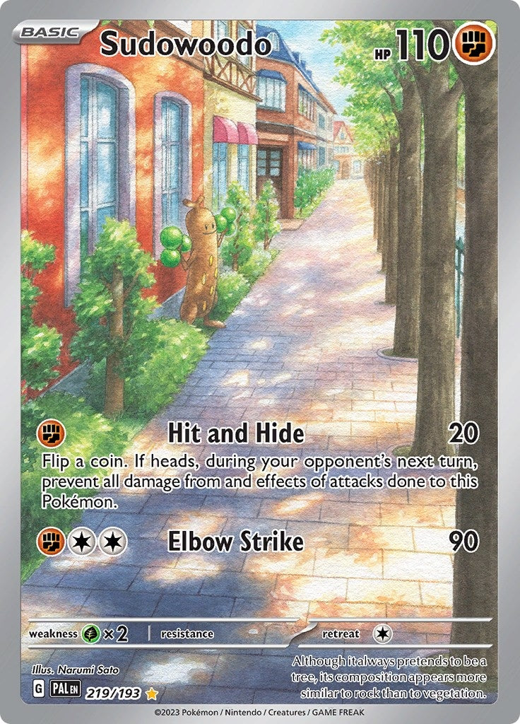 Image for Sudowoodo (SV02: Paldea Evolved) (219/193) - Pokemon