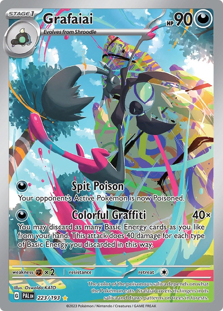 Image for Grafaiai (SV02: Paldea Evolved) (223/193) - Pokemon