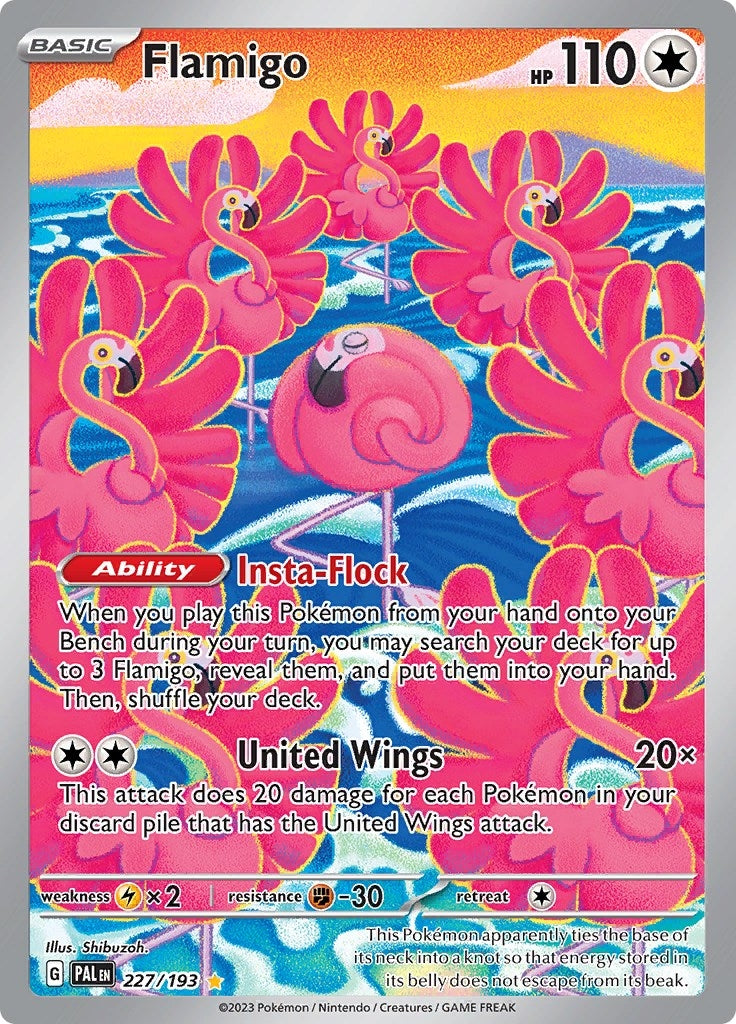 Image for Flamigo (SV02: Paldea Evolved) (227/193) - Pokemon