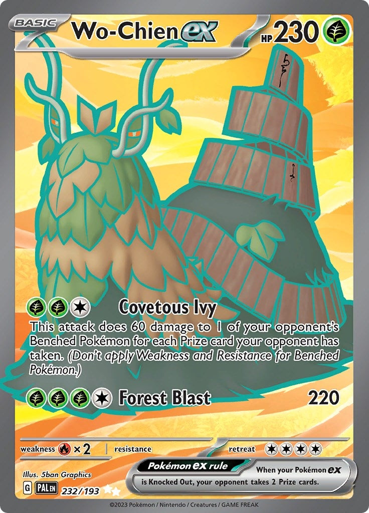 Image for Wo-Chien ex (SV02: Paldea Evolved) (232/193) - Pokemon