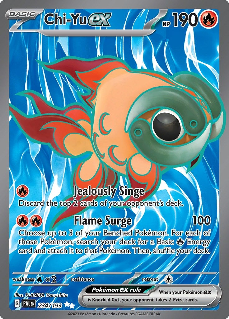 Image for Chi-Yu ex (SV02: Paldea Evolved) (234/193) - Pokemon
