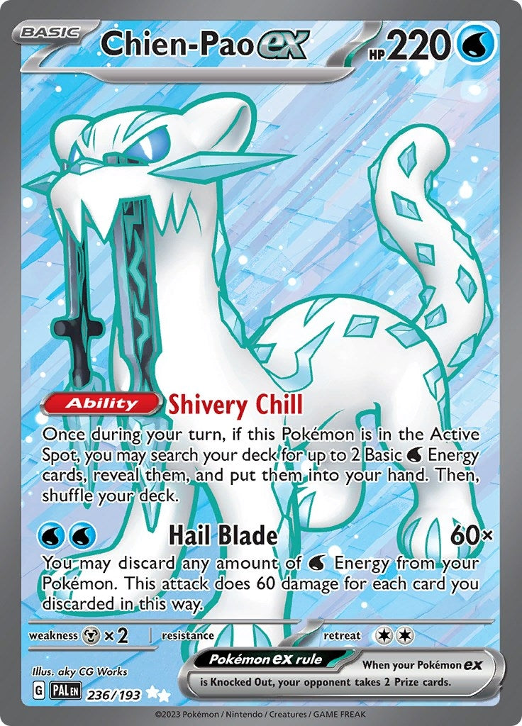 Image for Chien-Pao ex (SV02: Paldea Evolved) (236/193) - Pokemon