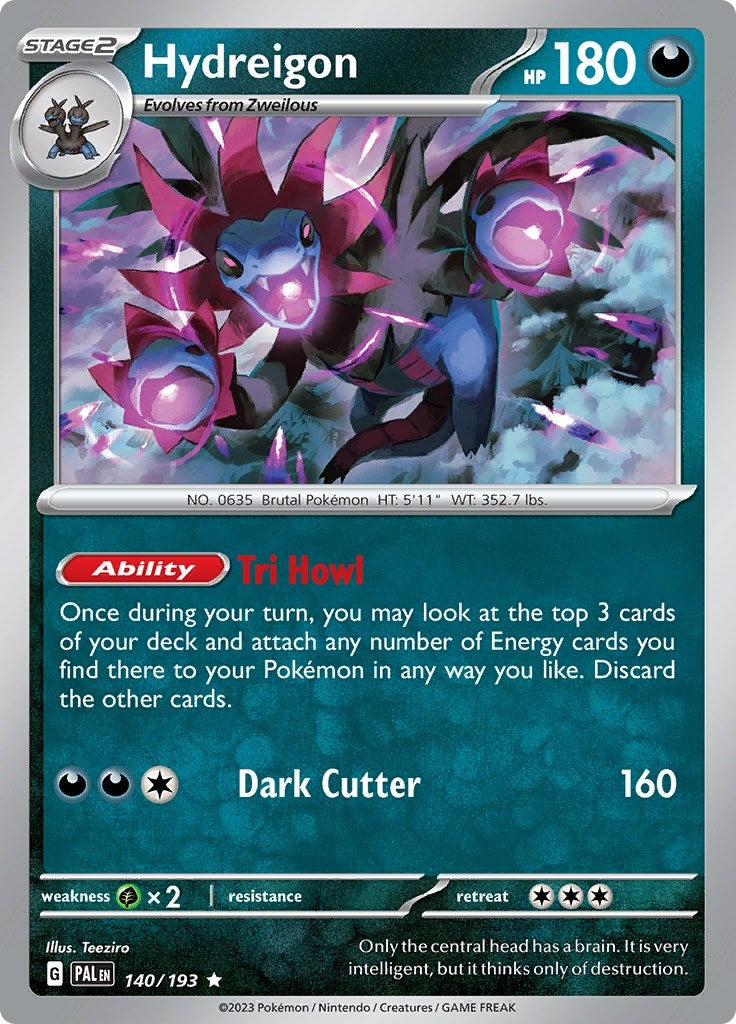Image for Hydreigon (SV02: Paldea Evolved) (140/193) - Pokemon
