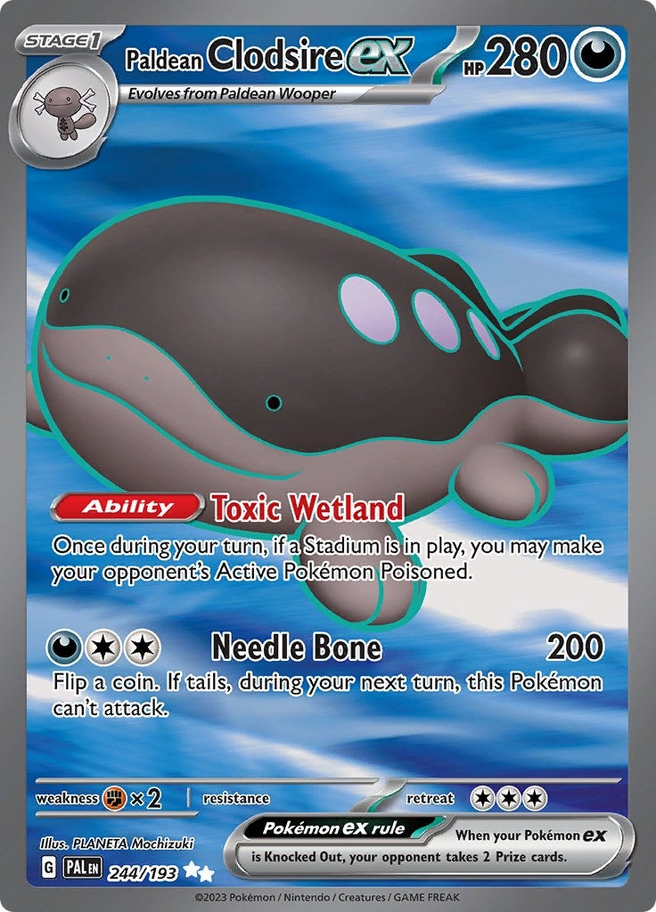 Image for Paldean Clodsire ex (SV02: Paldea Evolved) (244/193) - Pokemon