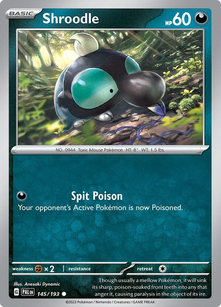 Image for Shroodle (SV02: Paldea Evolved) (145/193) - Pokemon