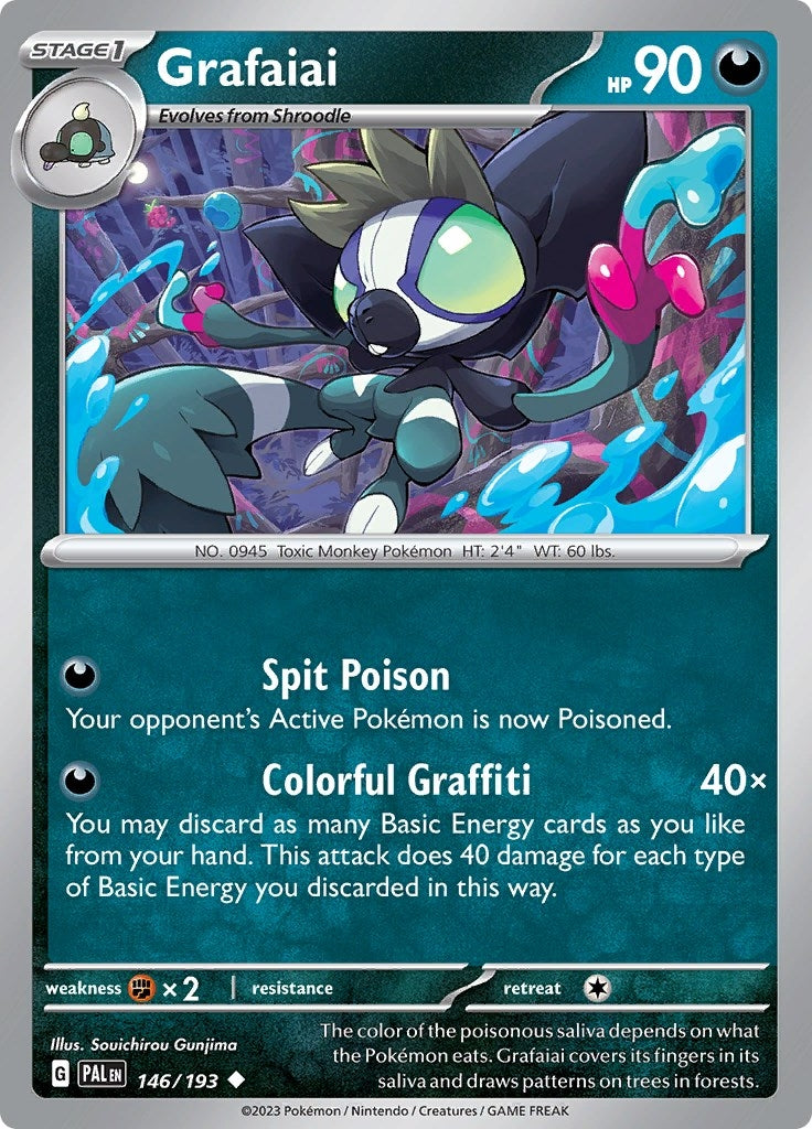Image for Grafaiai (SV02: Paldea Evolved) (146/193) - Pokemon