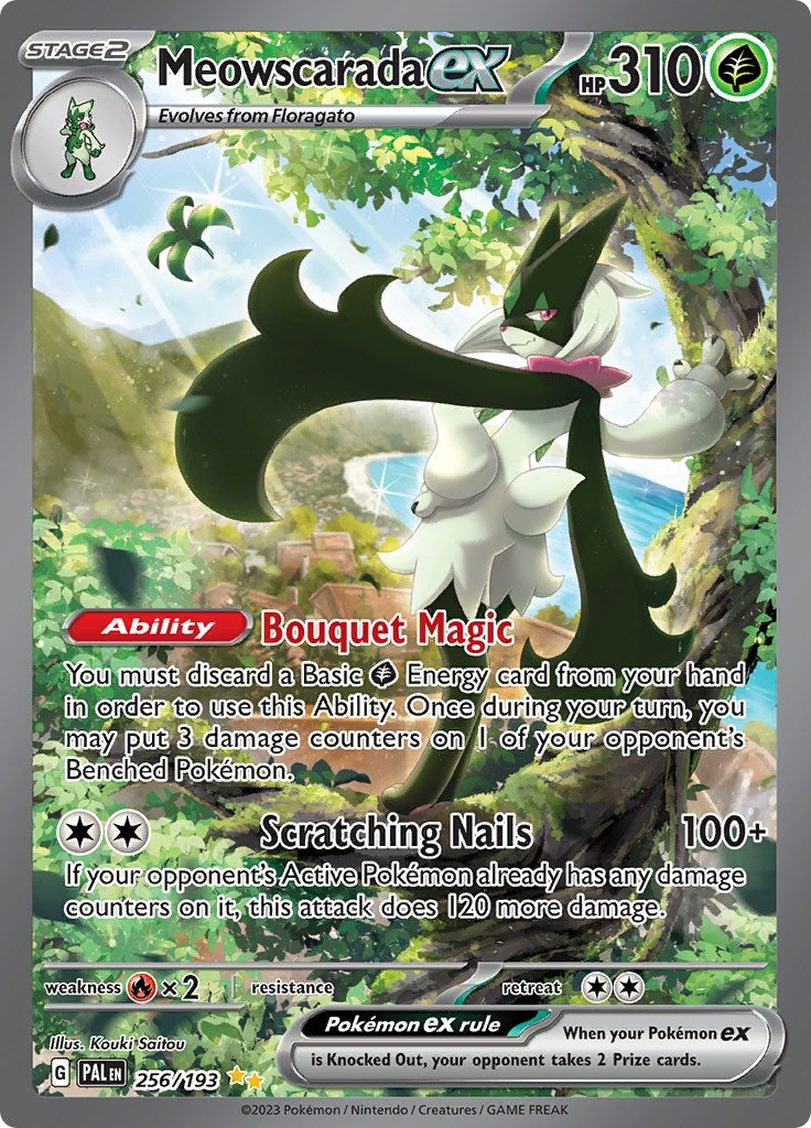 Image for Meowscarada ex (SV02: Paldea Evolved) (256/193) - Pokemon