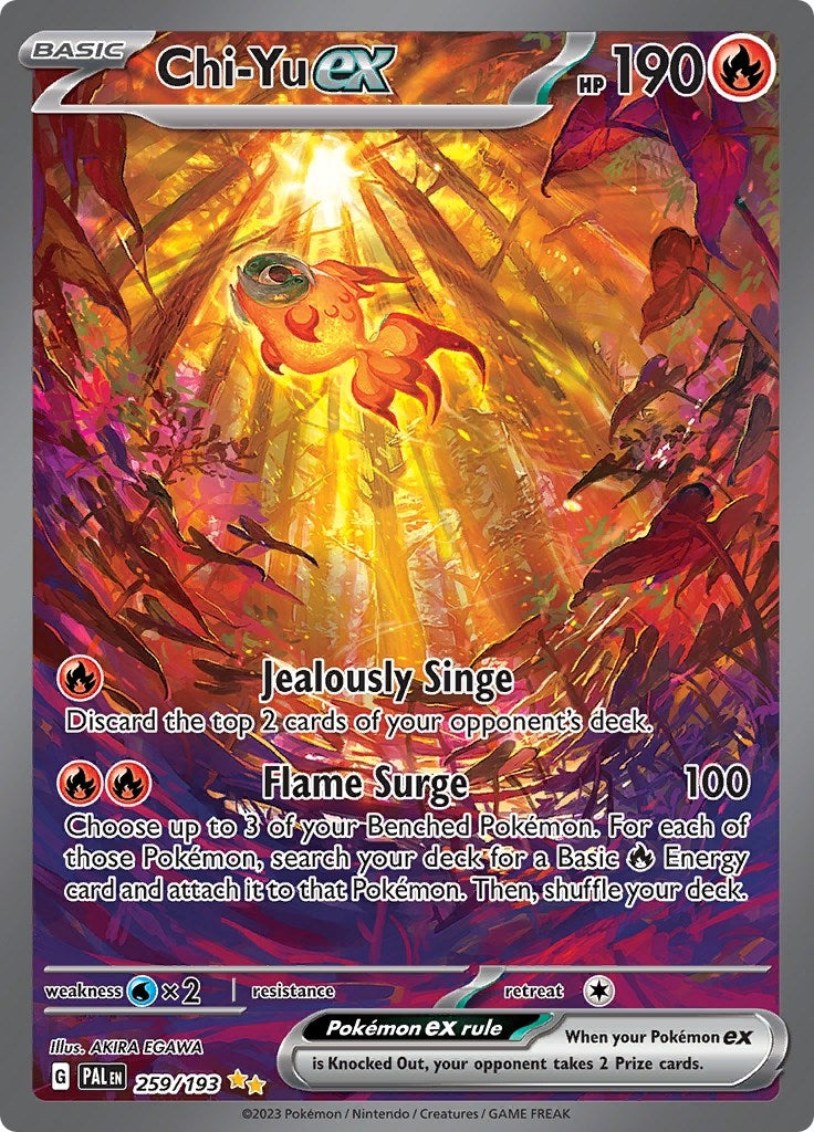 Image for Chi-Yu ex (SV02: Paldea Evolved) (259/193) - Pokemon