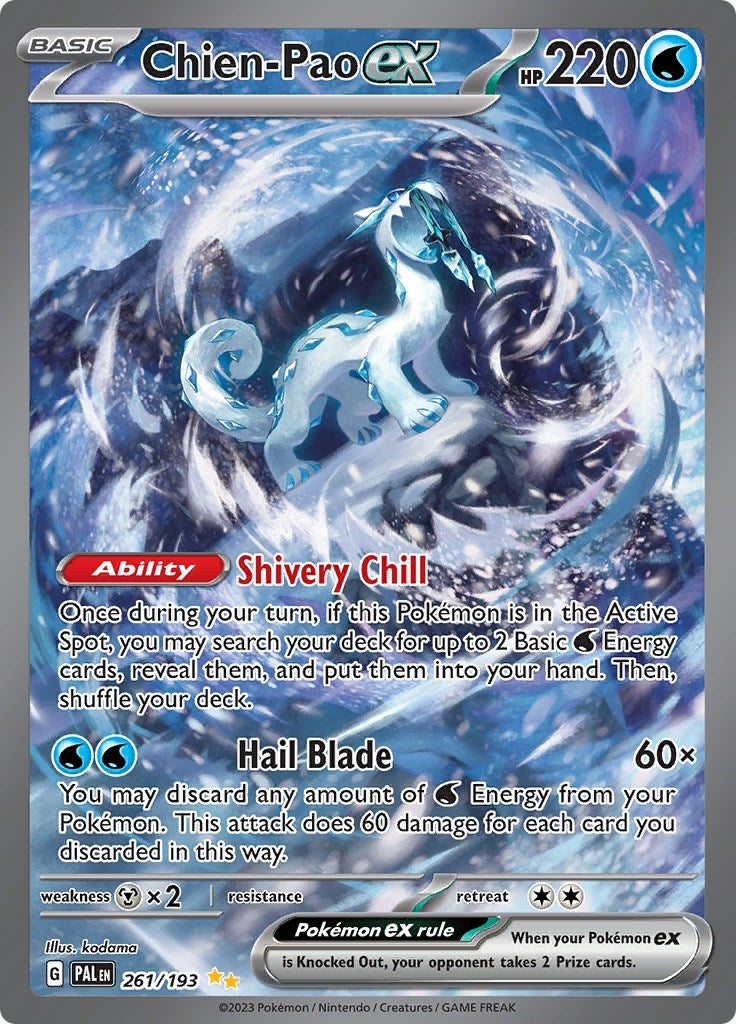 Image for Chien-Pao ex (SV02: Paldea Evolved) (261/193) - Pokemon