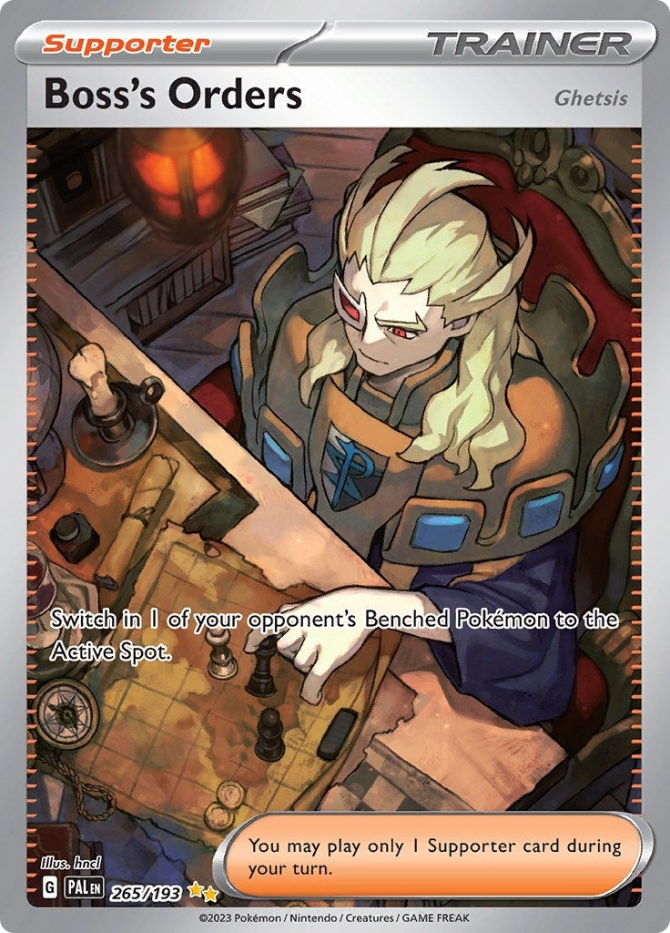Image for Boss's Orders (SV02: Paldea Evolved) (265/193) - Pokemon