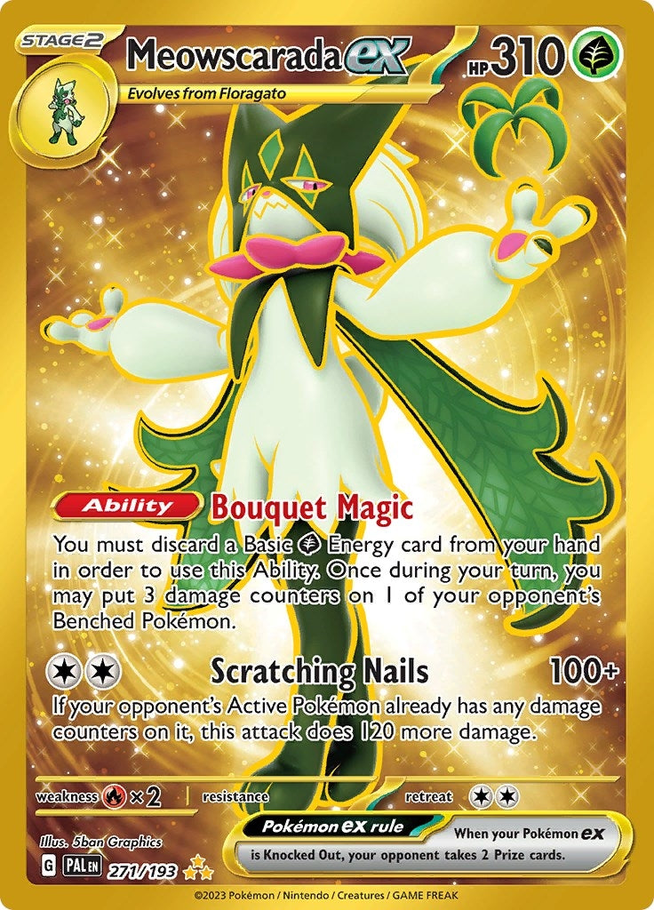 Image for Meowscarada ex (SV02: Paldea Evolved) (271/193) - Pokemon
