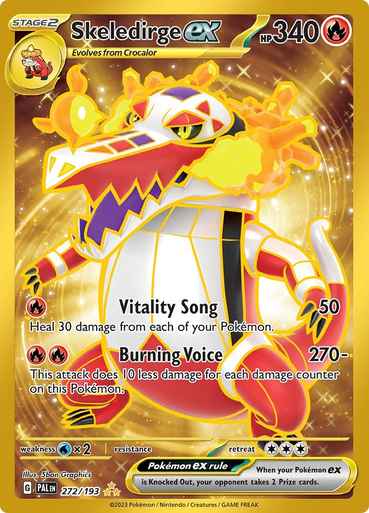 Image for Skeledirge ex (SV02: Paldea Evolved) (272/193) - Pokemon