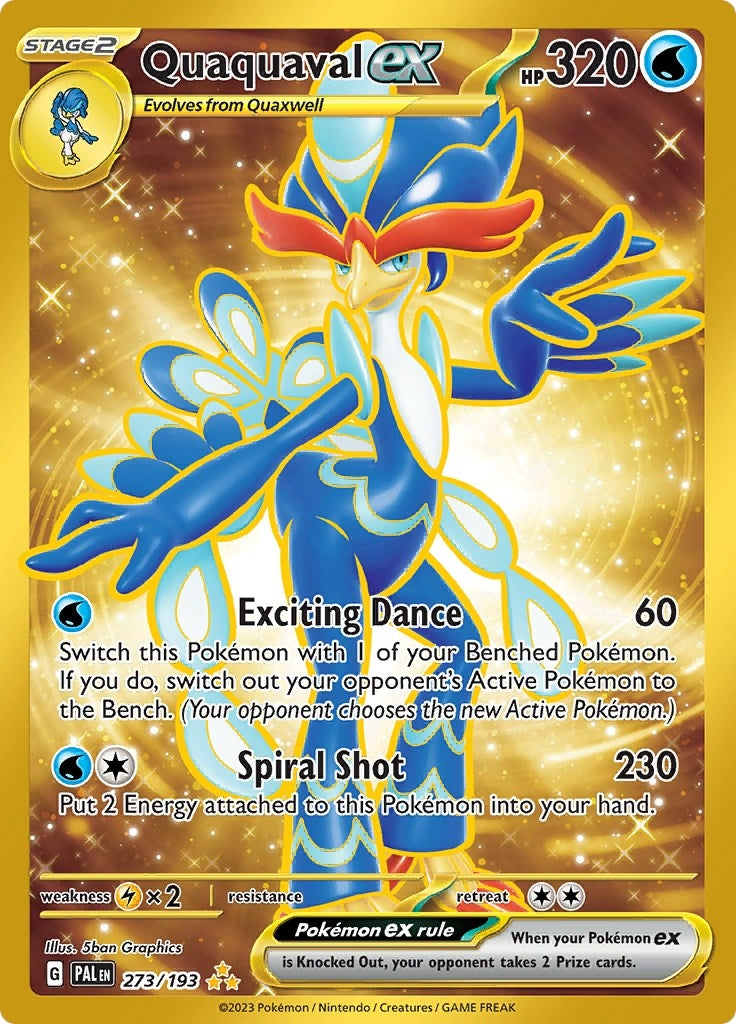 Image for Quaquaval ex (SV02: Paldea Evolved) (273/193) - Pokemon