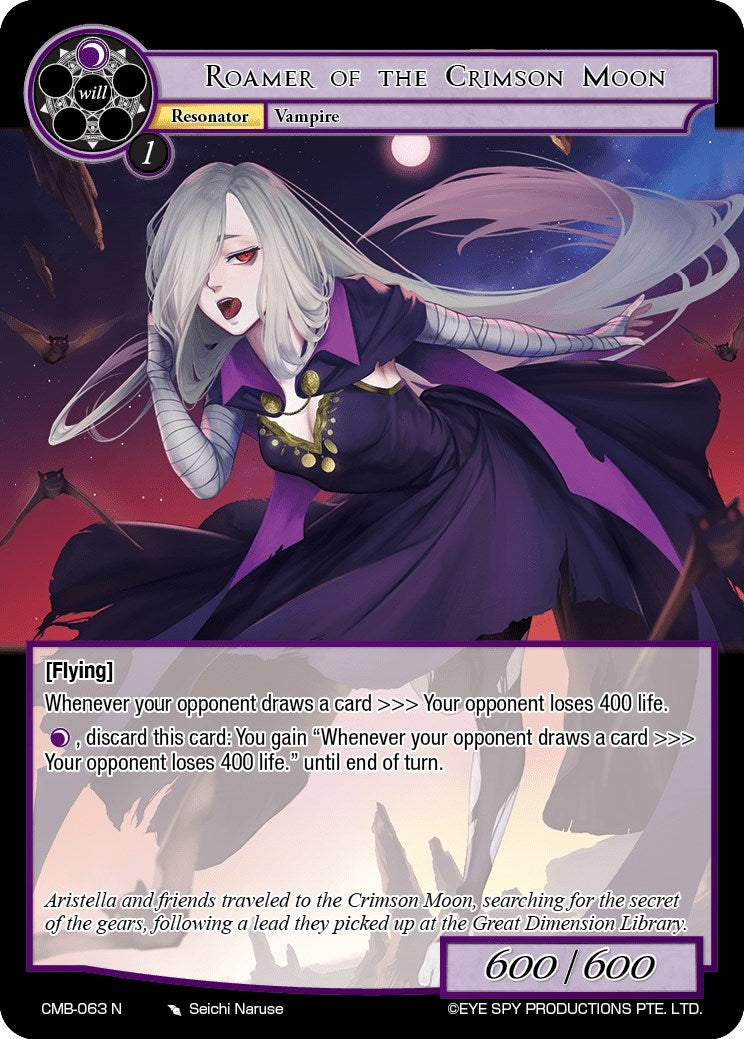 Image for Roamer of the Crimson Moon (Crimson Moon's Battleground) (CMB-063 N) - Force of Will