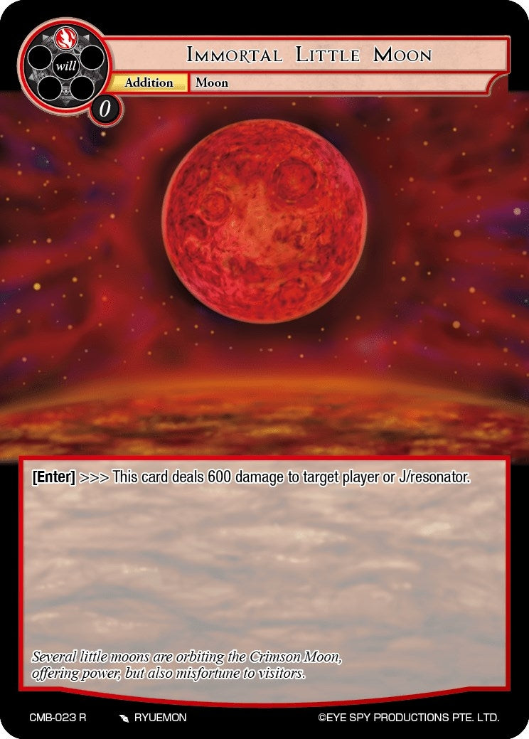Image for Immortal Little Moon (Crimson Moon's Battleground) (CMB-023 R) - Force of Will