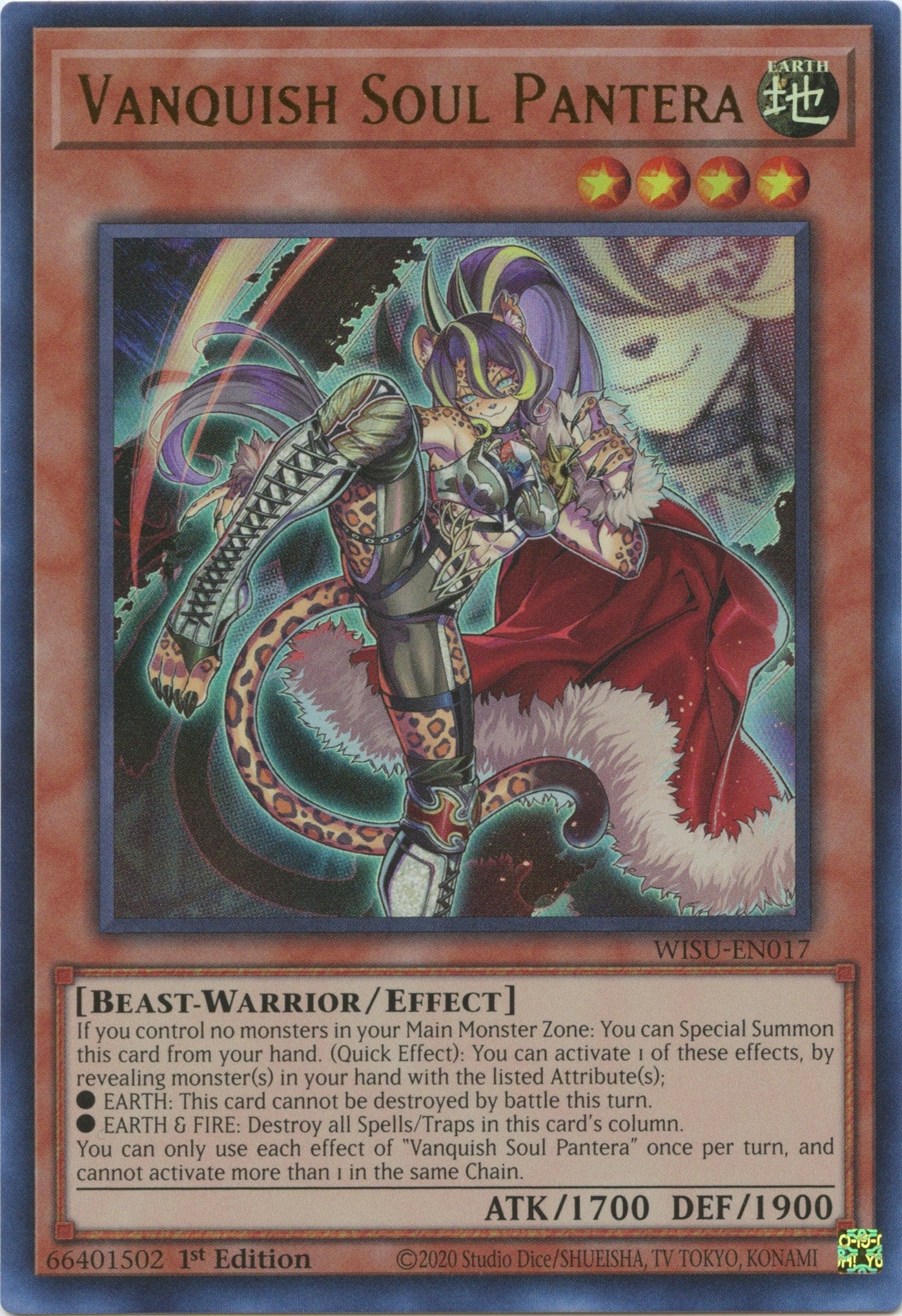 Image for Vanquish Soul Pantera (Wild Survivors) (WISU-EN017) - YuGiOh