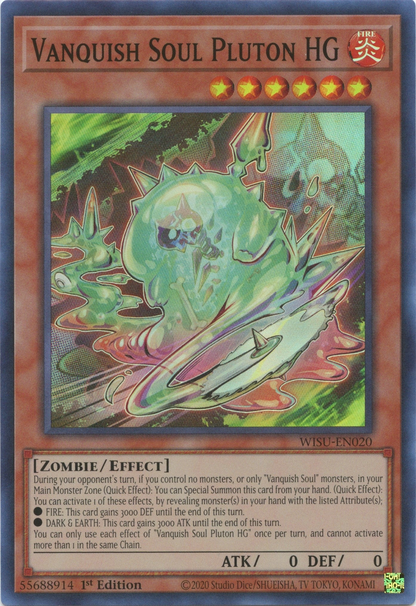 Image for Vanquish Soul Pluton HG (Wild Survivors) (WISU-EN020) - YuGiOh