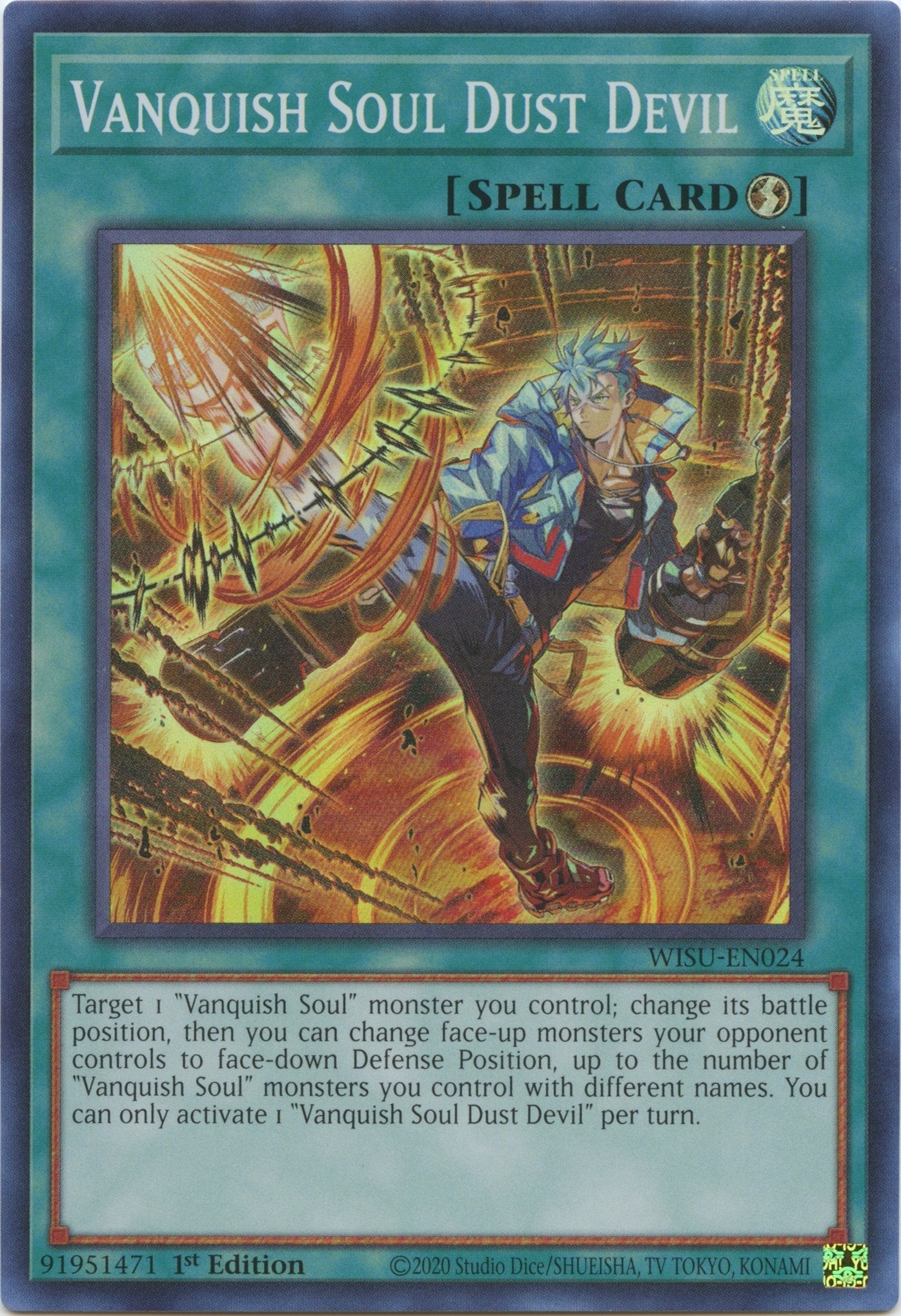 Image for Vanquish Soul Dust Devil (Wild Survivors) (WISU-EN024) - YuGiOh