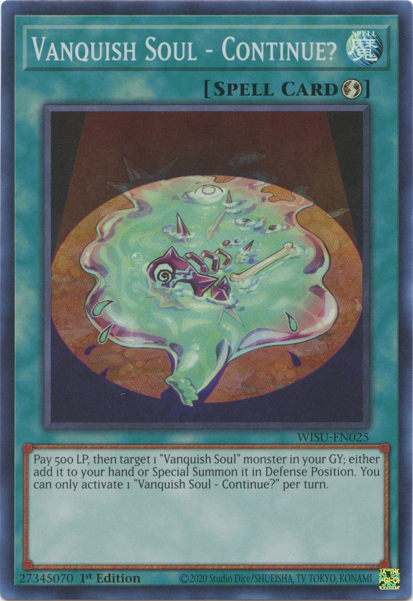 Image for Vanquish Soul - Continue? (Wild Survivors) (WISU-EN025) - YuGiOh