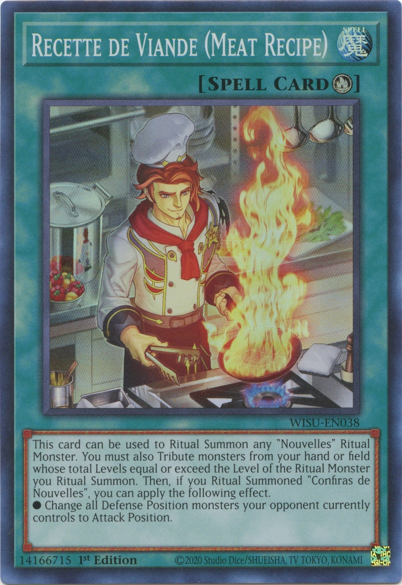 Image for Recette de Viande (Meat Recipe) (Wild Survivors) (WISU-EN038) - YuGiOh