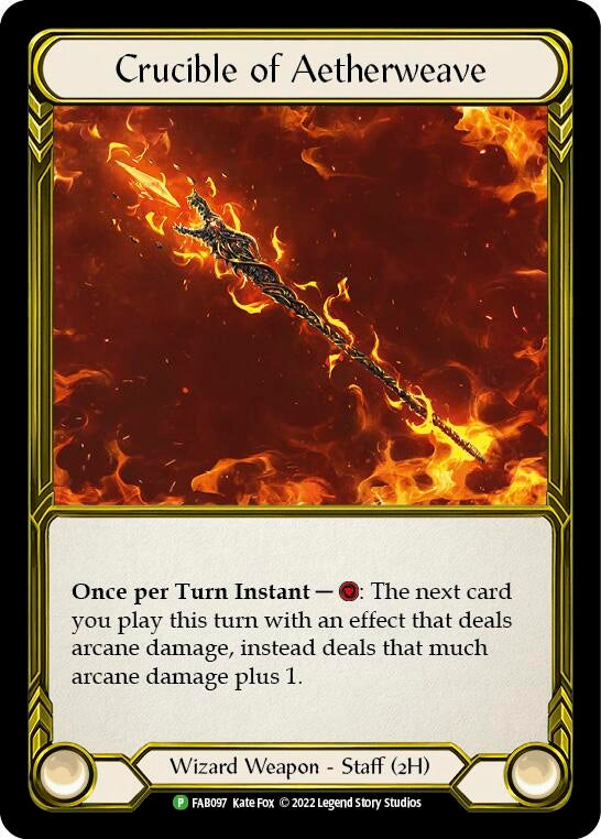 Image for Crucible of Aetherweave - FAB097 (Flesh and Blood: Promo Cards) (FAB097) - Flesh and Blood TCG