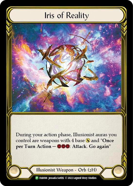 Image for Iris of Reality - FAB098 (Flesh and Blood: Promo Cards) (FAB098) - Flesh and Blood TCG
