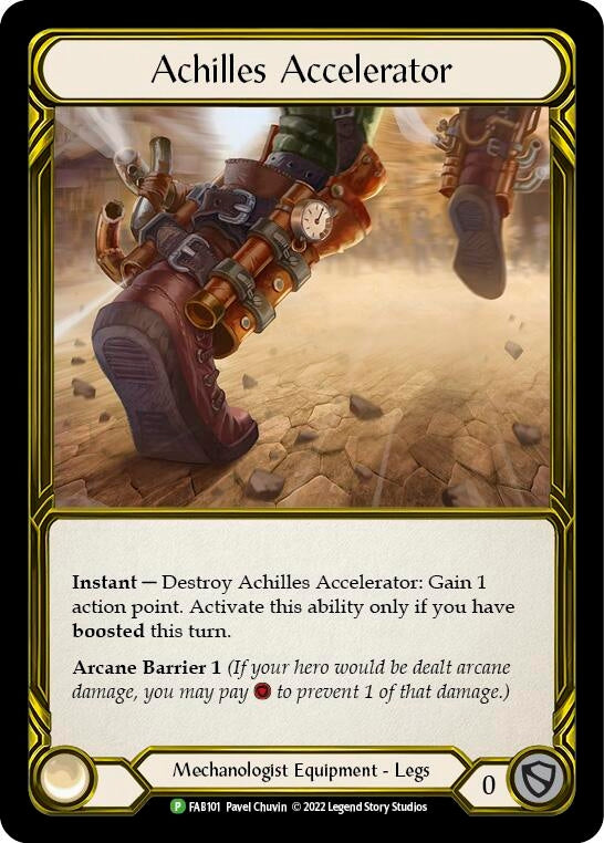 Image for Achilles Accelerator - FAB101 (Flesh and Blood: Promo Cards) (FAB101) - Flesh and Blood TCG