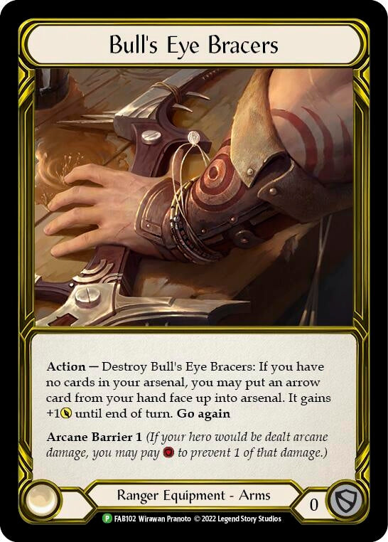 Image for Bull's Eye Bracers - FAB102 (Flesh and Blood: Promo Cards) (FAB102) - Flesh and Blood TCG