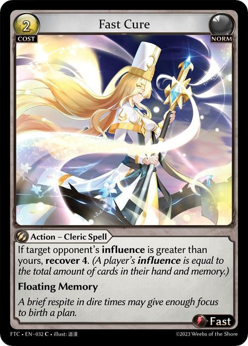 Image for Fast Cure (Fractured Crown) (032) - Grand Archive TCG