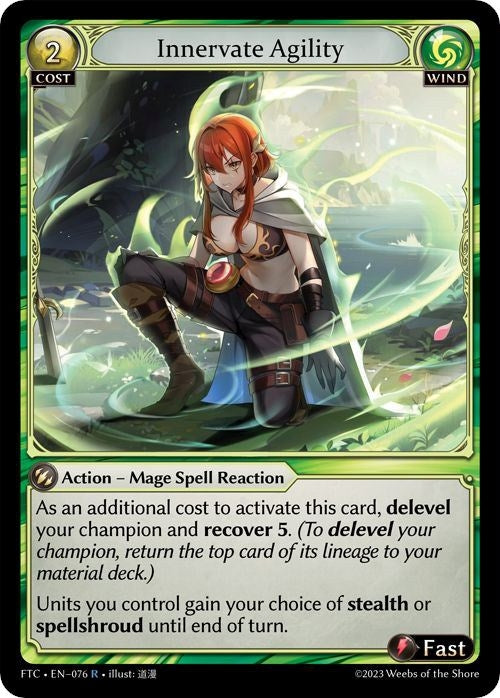 Image for Innervate Agility (Fractured Crown) (076) - Grand Archive TCG