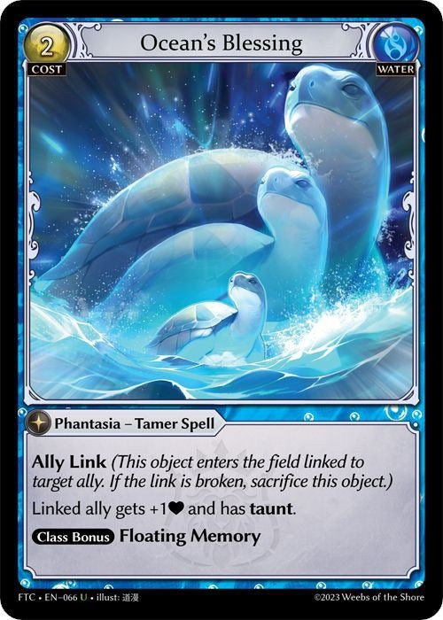 Image for Ocean's Blessing (Fractured Crown) (066) - Grand Archive TCG