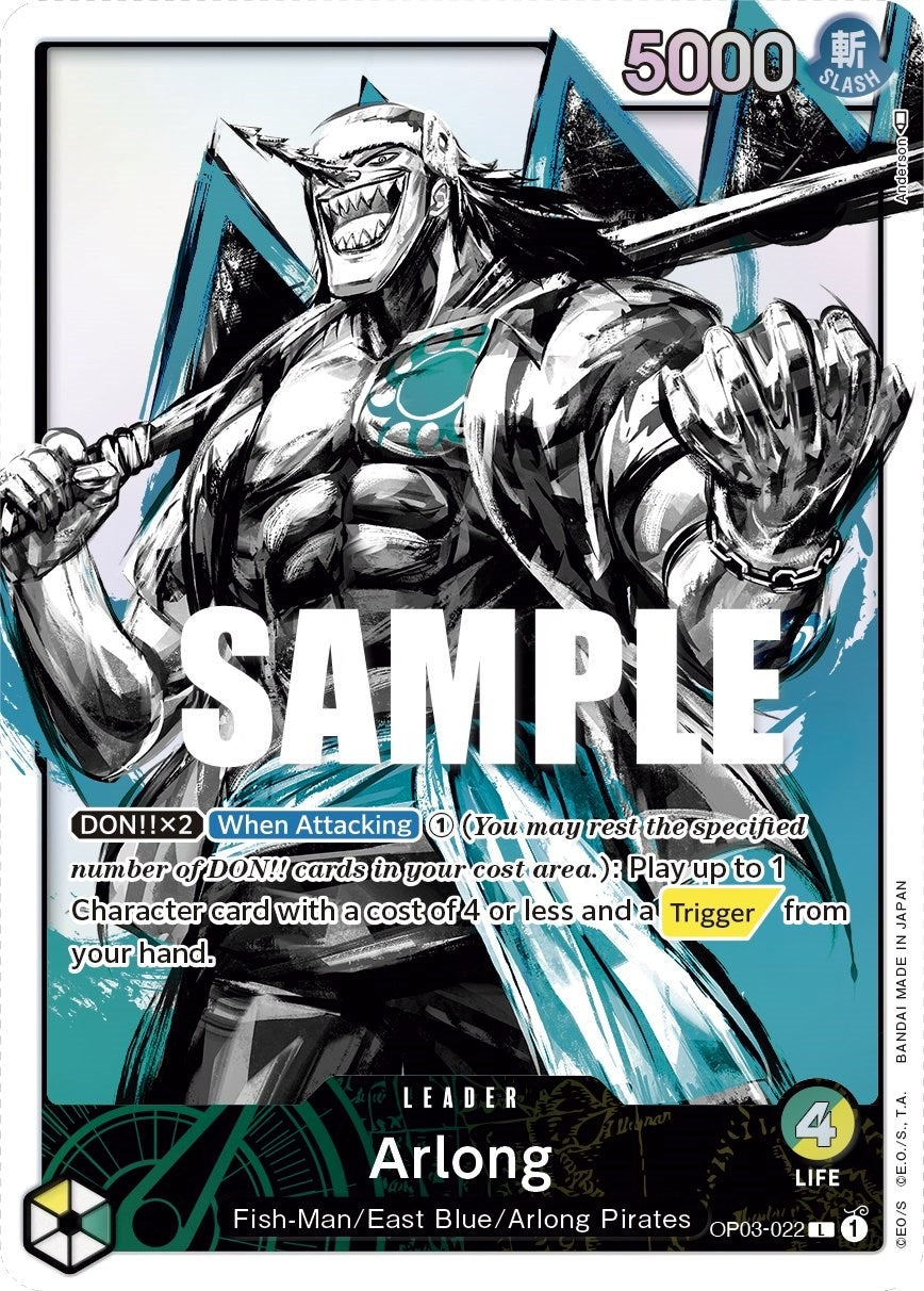 Image for Arlong (Alternate Art) (Pillars of Strength) (OP03-022) - One Piece Card Game