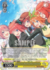 Image for Forever as Five, Ichika & Nino & Miku & Yotsuba & Itsuki (SR) (The Quintessential Quintuplets Movie) (5HY/W101-E016S SR) - Weiss Schwarz
