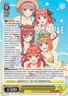 Image for Quintuplets in Swimsuits, Ichika & Nino & Miku & Yotsuba & Itsuki (SR) (The Quintessential Quintuplets Movie) (5HY/W101-E017S SR) - Weiss Schwarz