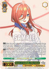 Image for Flowers of Gratitude, Miku Nakano (HYR) (The Quintessential Quintuplets Movie) (5HY/W101-E027HYR HYR) - Weiss Schwarz