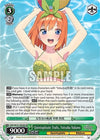 Image for Quintuplicate Trails, Yotsuba Nakano (SR) (The Quintessential Quintuplets Movie) (5HY/W101-E029S SR) - Weiss Schwarz