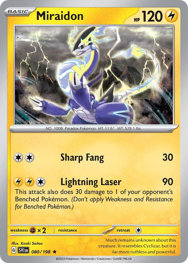 Image for Miraidon (Deck Exclusives) (080/198) - Pokemon