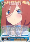Image for Confession? Miku Nakano (The Quintessential Quintuplets Movie) (5HY/W101-E086 U) - Weiss Schwarz