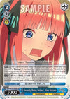 Image for Secretly Being Helped, Nino Nakano (SR) (The Quintessential Quintuplets Movie) (5HY/W101-E089S SR) - Weiss Schwarz