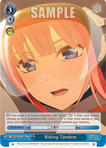 Image for Riding Tandem (The Quintessential Quintuplets Movie) (5HY/W101-E098 C) - Weiss Schwarz