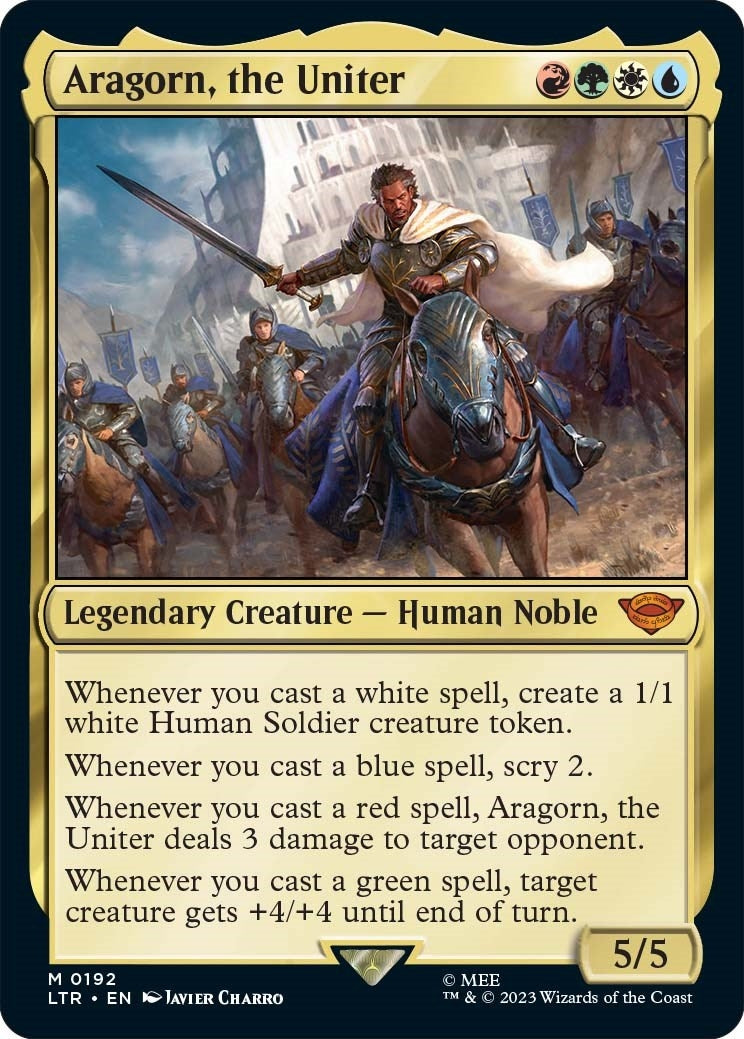 Image for Aragorn, the Uniter (Universes Beyond: The Lord of the Rings: Tales of Middle-earth) (192) - Magic: The Gathering