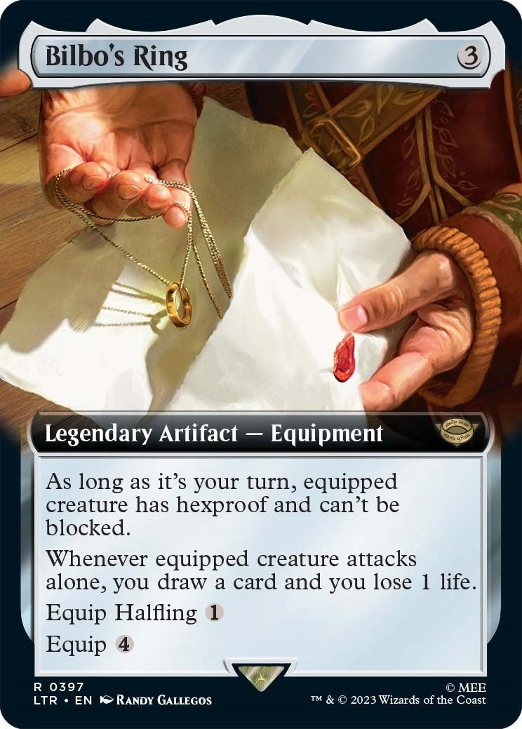 Image for Bilbo's Ring (Extended Art) (Universes Beyond: The Lord of the Rings: Tales of Middle-earth) (397) - Magic: The Gathering