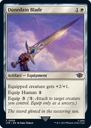 Image for Dunedain Blade (Universes Beyond: The Lord of the Rings: Tales of Middle-earth) (6) - Magic: The Gathering