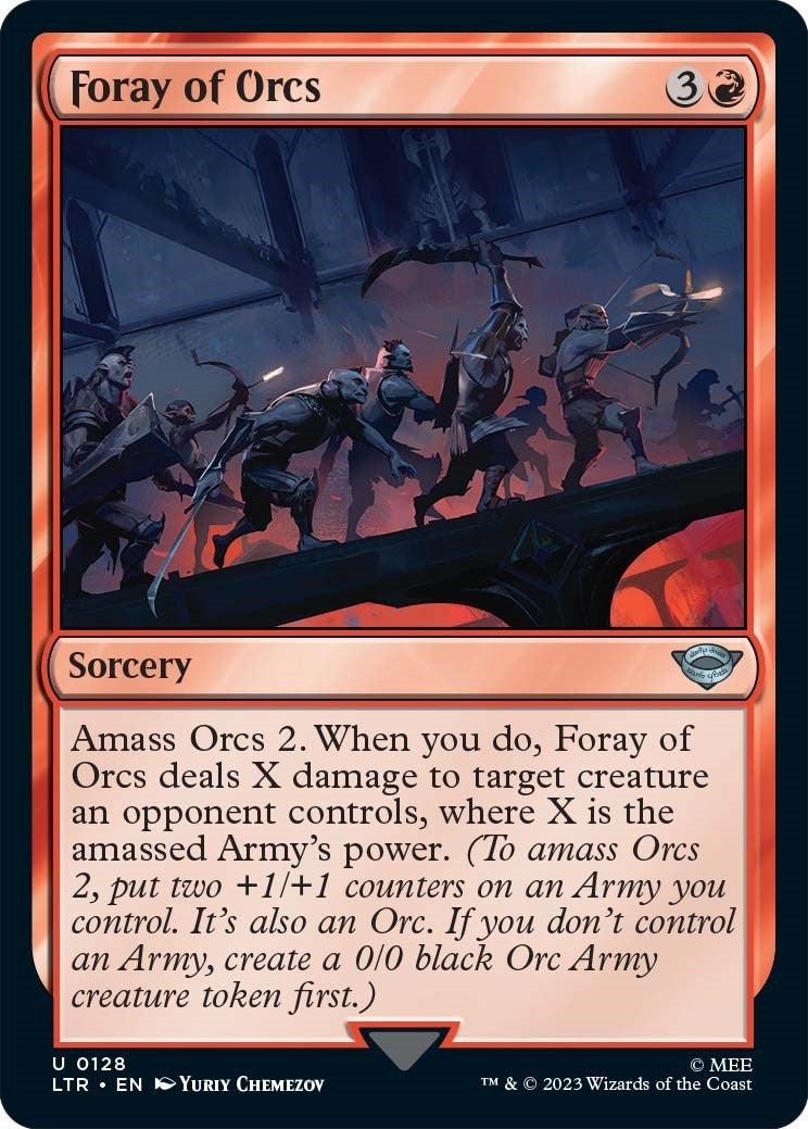 Image for Foray of Orcs (Universes Beyond: The Lord of the Rings: Tales of Middle-earth) (128) - Magic: The Gathering