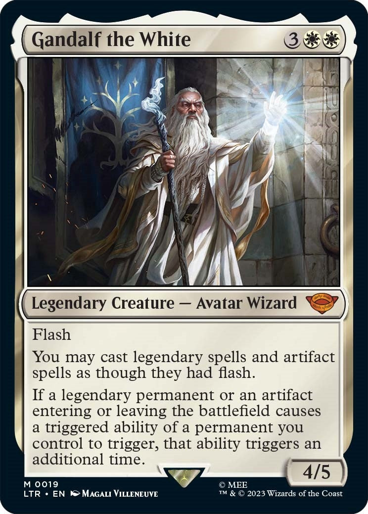 Image for Gandalf the White (Universes Beyond: The Lord of the Rings: Tales of Middle-earth) (19) - Magic: The Gathering