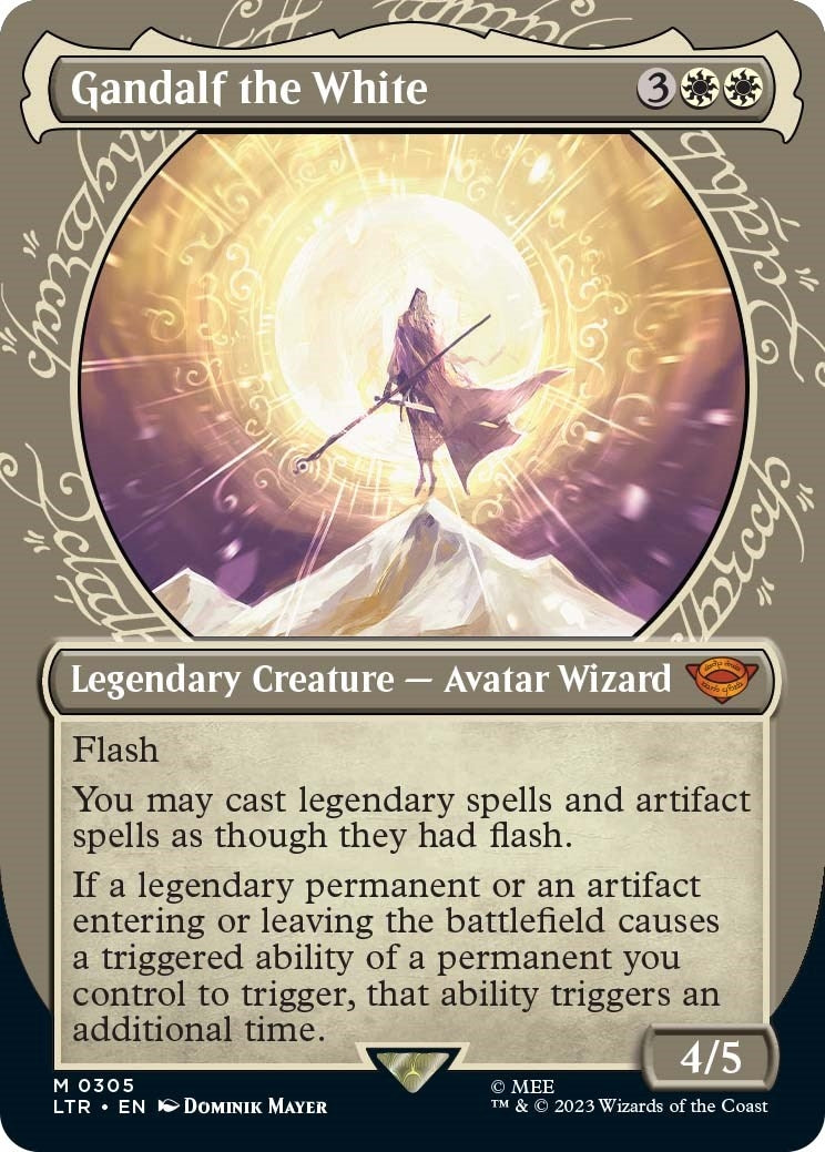 Image for Gandalf the White (Showcase) (Universes Beyond: The Lord of the Rings: Tales of Middle-earth) (305) - Magic: The Gathering